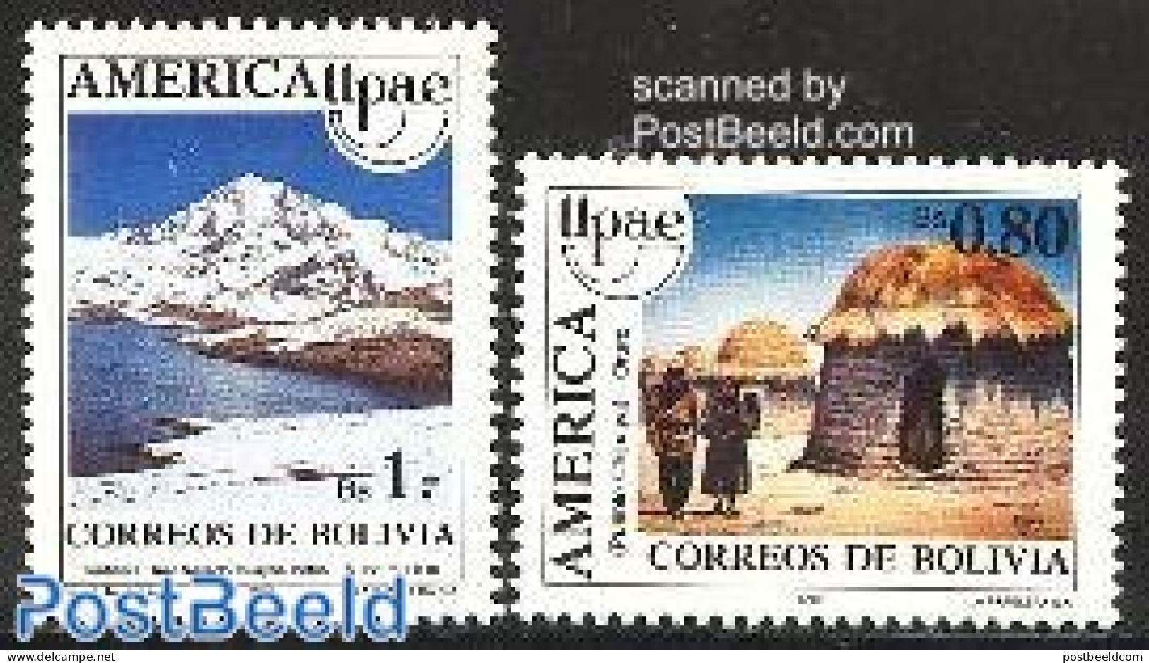 Bolivia 1990 U.P.A.E.P. 2v, Mint NH, History - U.P.A.E. - Bolivie