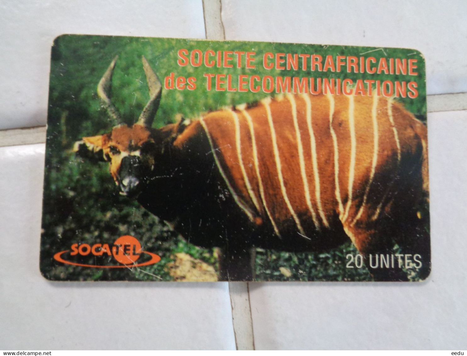 Central African Rep. Phonecard - Centraal-Afrikaanse Republiek