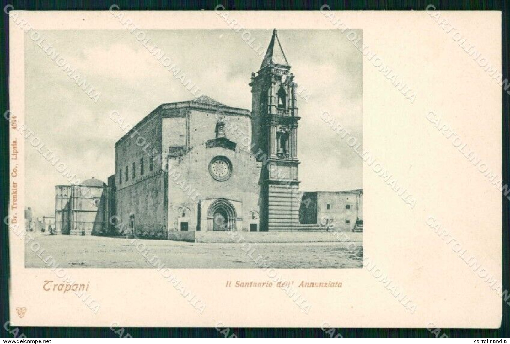 Trapani Città Santuario Dell'Annunziata Trenkler 4004 Cartolina RT4041 - Trapani