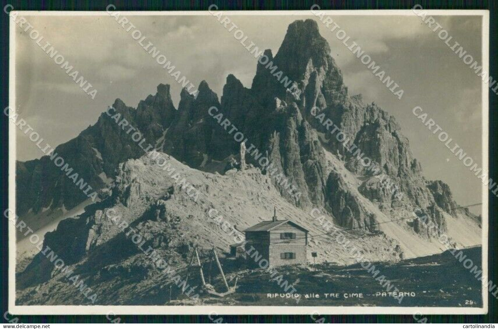 Bolzano Sesto Rifugio Tre Cime Monte Paterno Foto Cartolina RT4305 - Bolzano (Bozen)