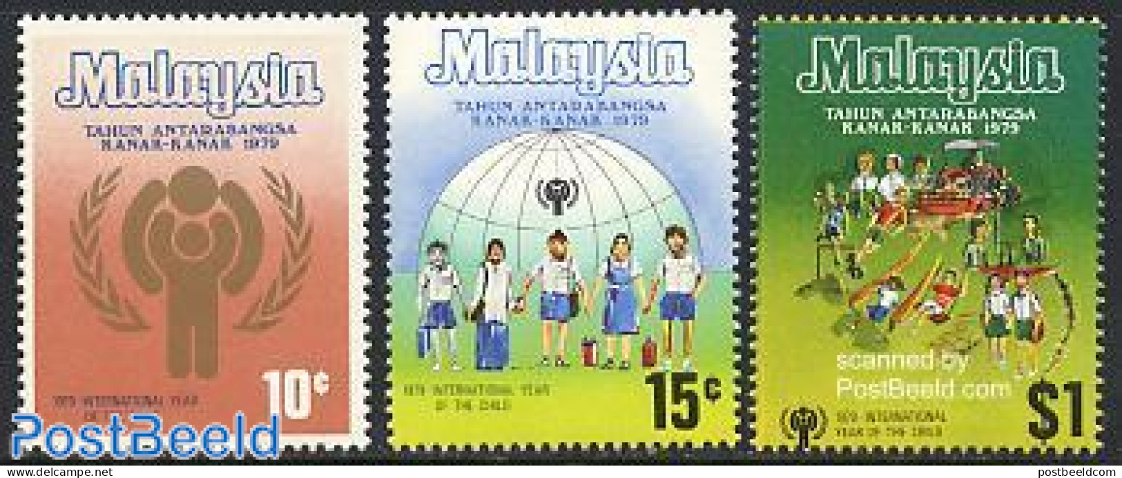 Malaysia 1979 Year Of The Child 3v, Mint NH, Various - Toys & Children's Games - Year Of The Child 1979 - Autres & Non Classés