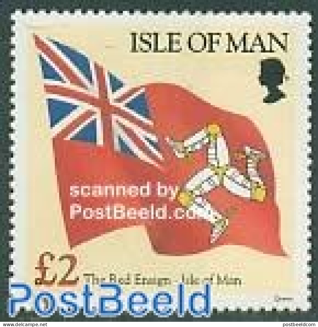 Isle Of Man 1994 Definitive, Flag 1v, Mint NH, History - Flags - Isle Of Man