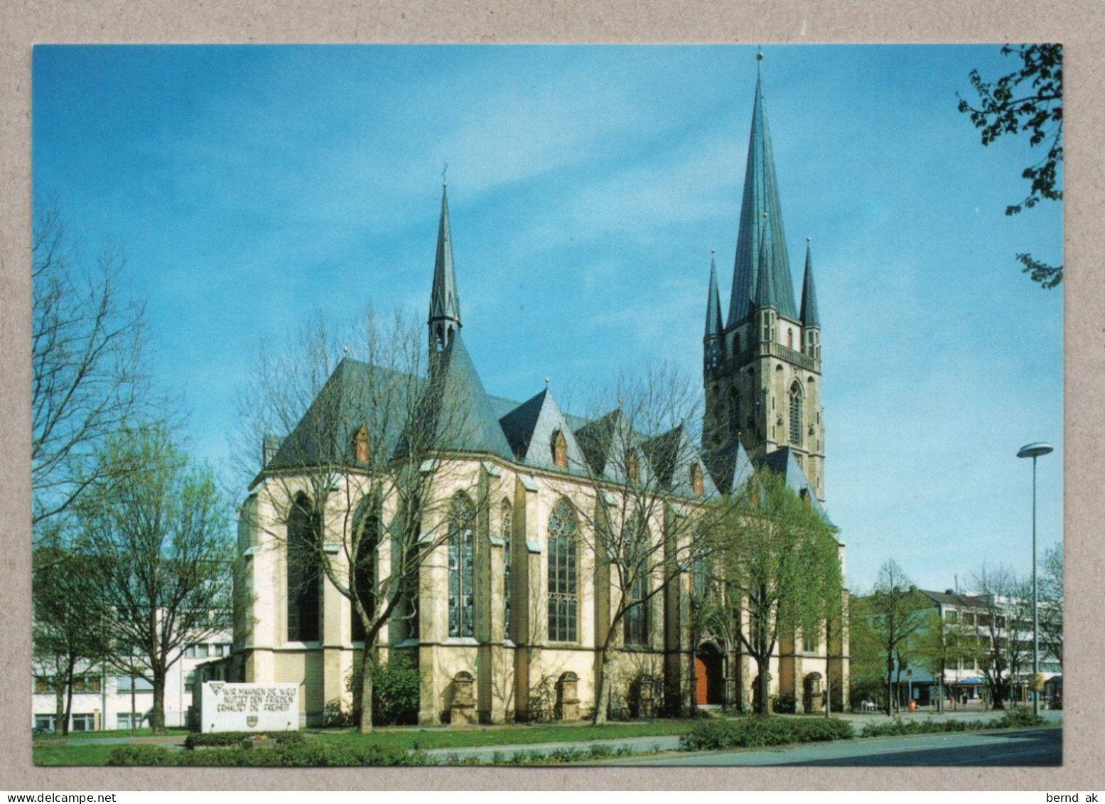 A1181} BRD- Color-AK: Paderborn - Herz-Jesu-Kirche - Paderborn