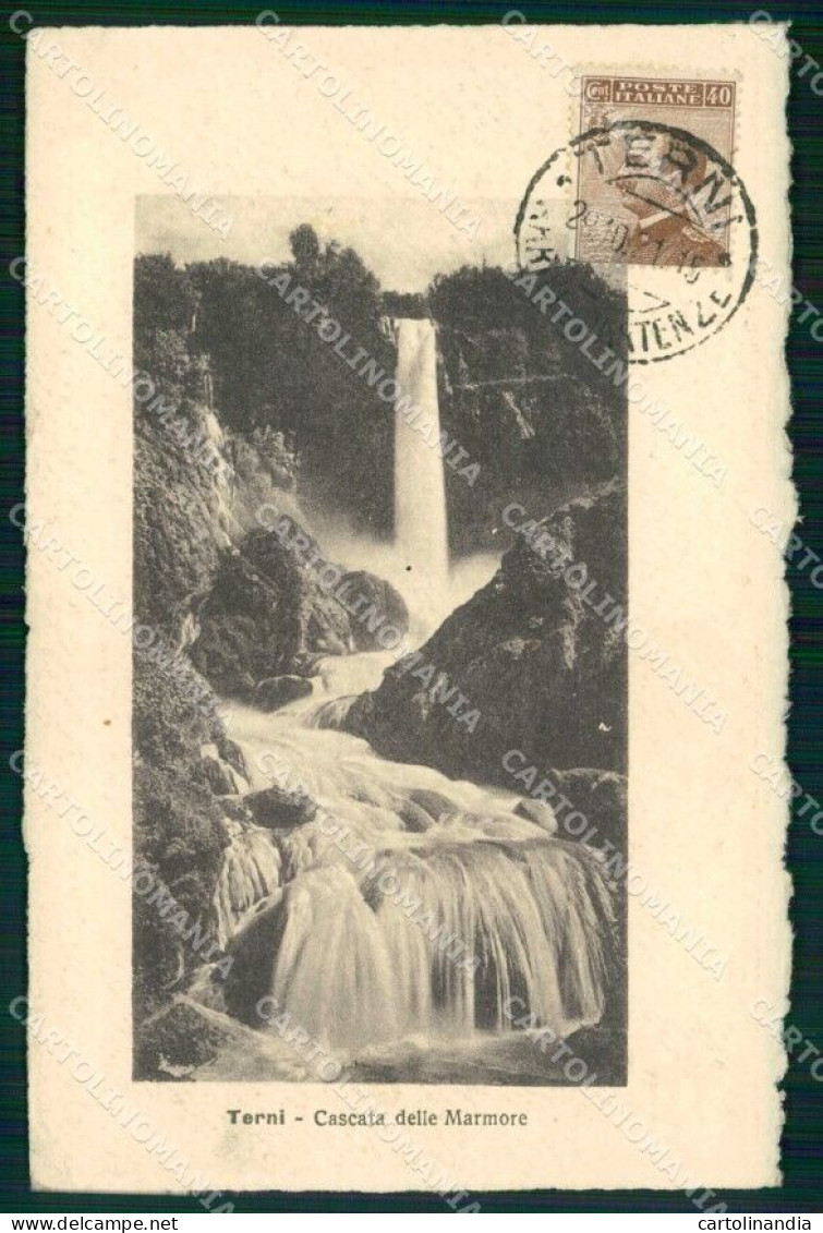 Terni Città Cascata Delle Marmore Alterocca Cartolina RT3937 - Terni