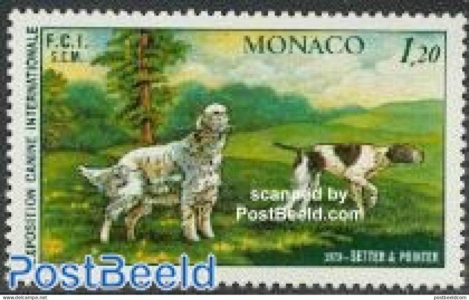 Monaco 1979 Dog Exposition 1v, Mint NH, Nature - Dogs - Ungebraucht