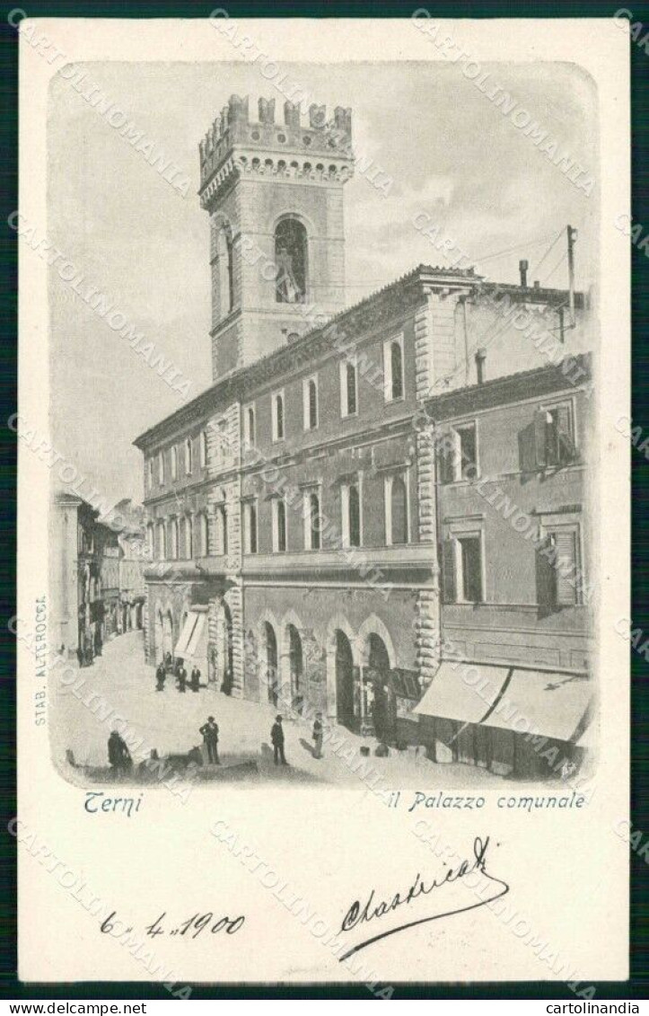 Terni Città Palazzo Comunale Alterocca Cartolina RT3934 - Terni