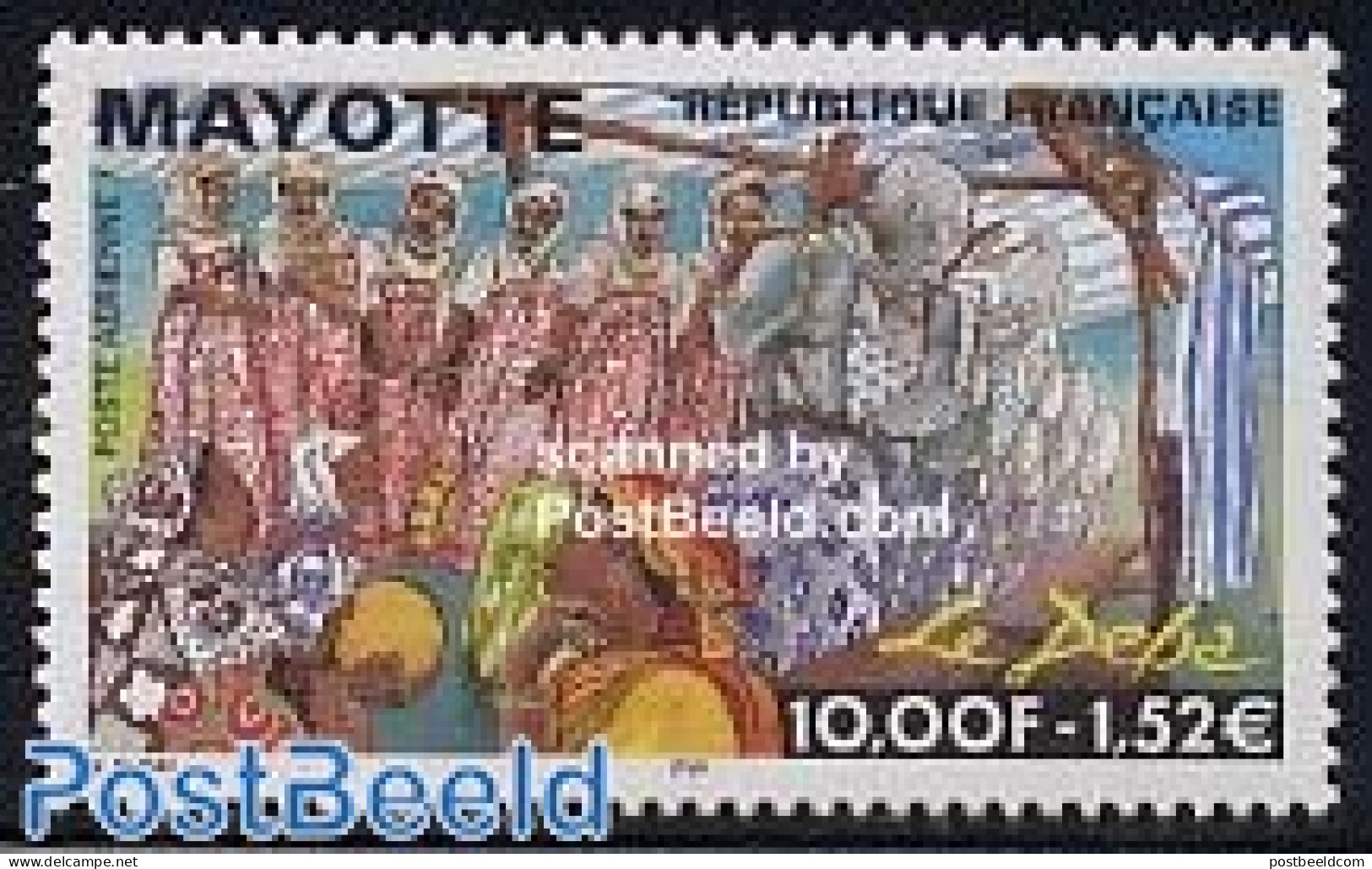 Mayotte 1999 Deba 1v, Mint NH, Religion - Various - Religion - Costumes - Folklore - Kostüme