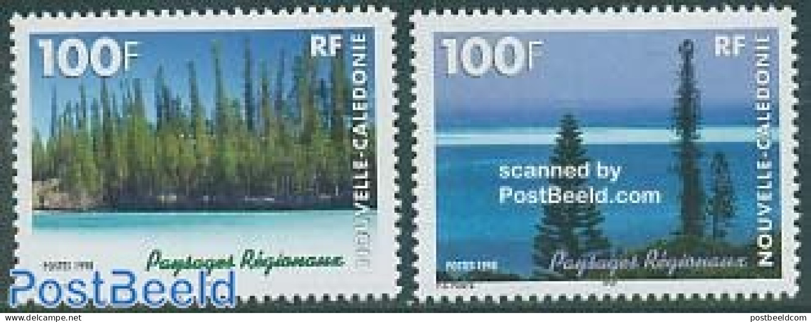 New Caledonia 1998 Landscapes 2v, Mint NH - Ungebraucht