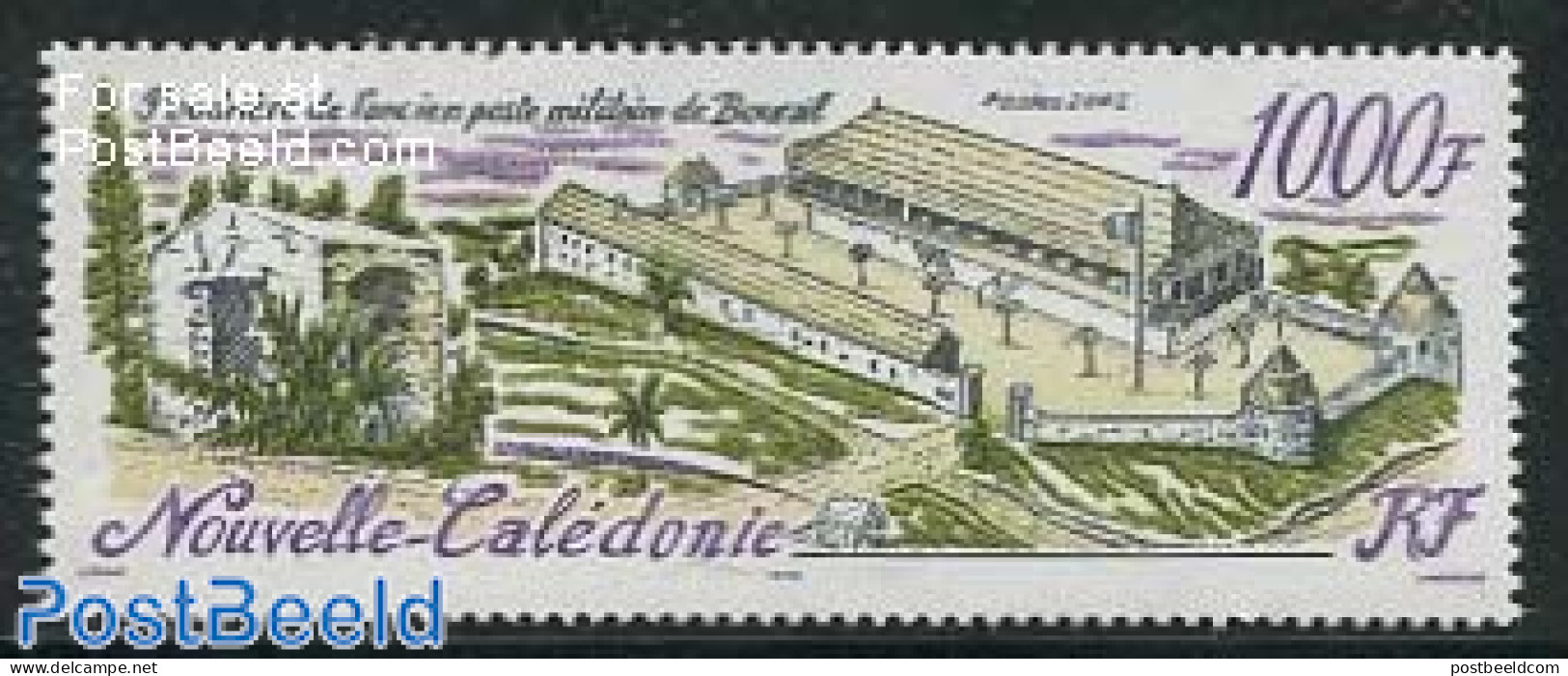New Caledonia 2002 Bourail 1v, Mint NH, History - Militarism - Art - Castles & Fortifications - Ungebraucht