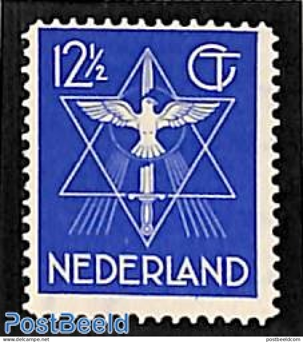 Netherlands 1933 World Peace 1v, Mint NH, History - Nature - Peace - Birds - Ungebraucht