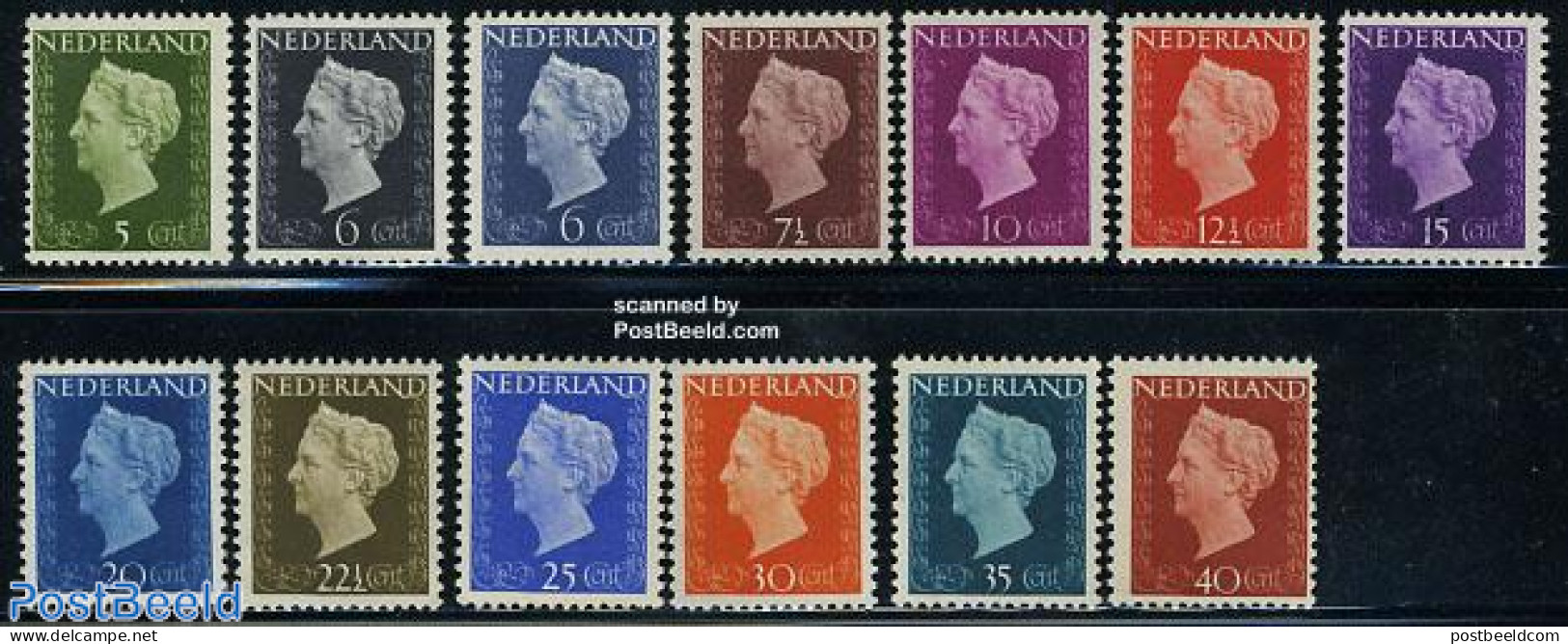 Netherlands 1947 Definitives 13v, Unused (hinged) - Unused Stamps