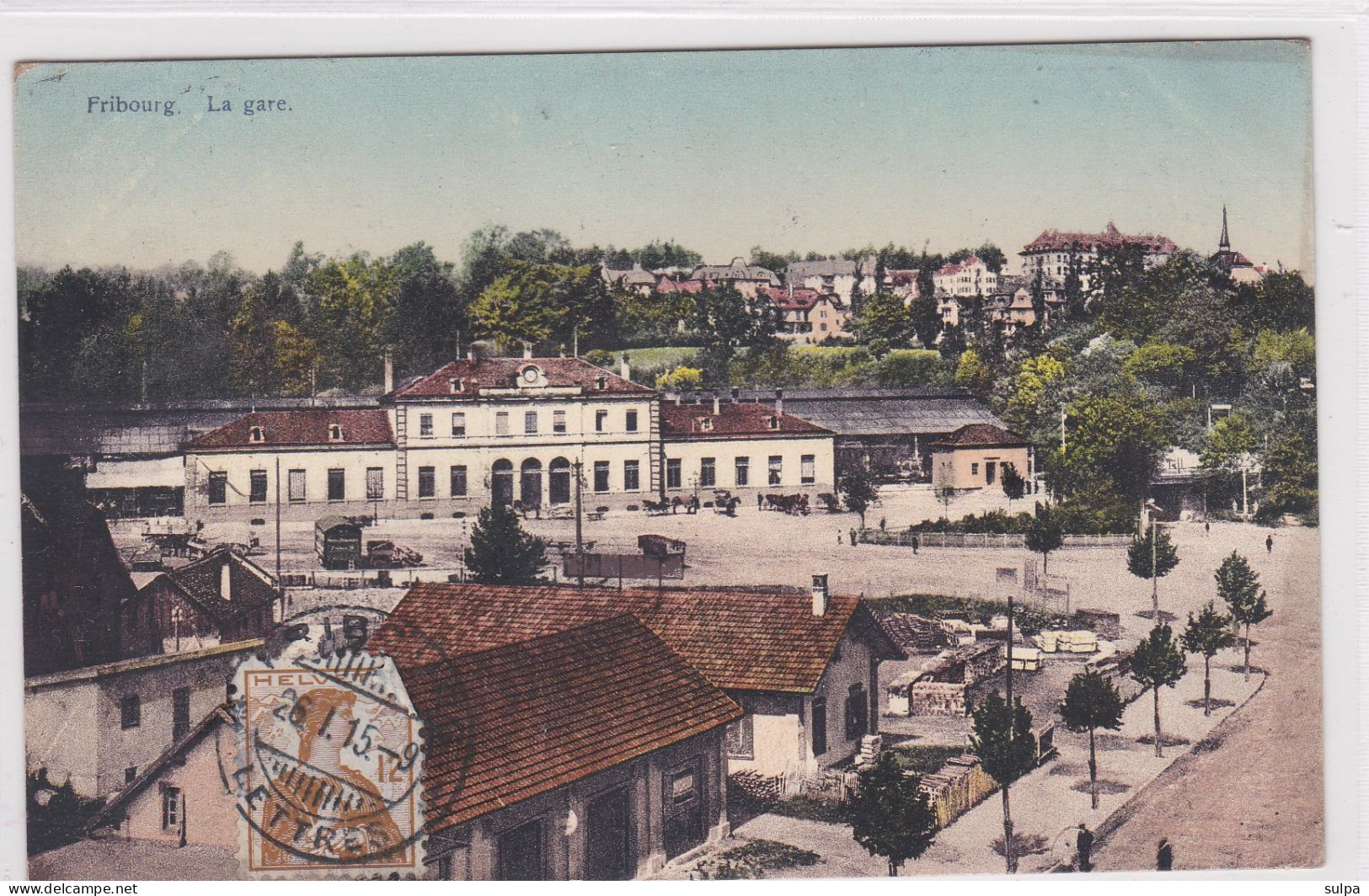 Fribourg, Mayer Et Michel, Matériaux De Construction Et Ancienne Gare - Fribourg