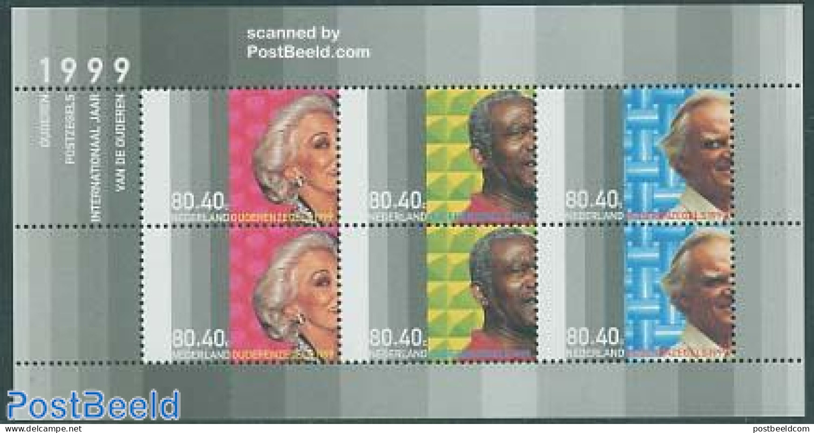 Netherlands 1999 Summer, Senior People S/s, Mint NH - Unused Stamps