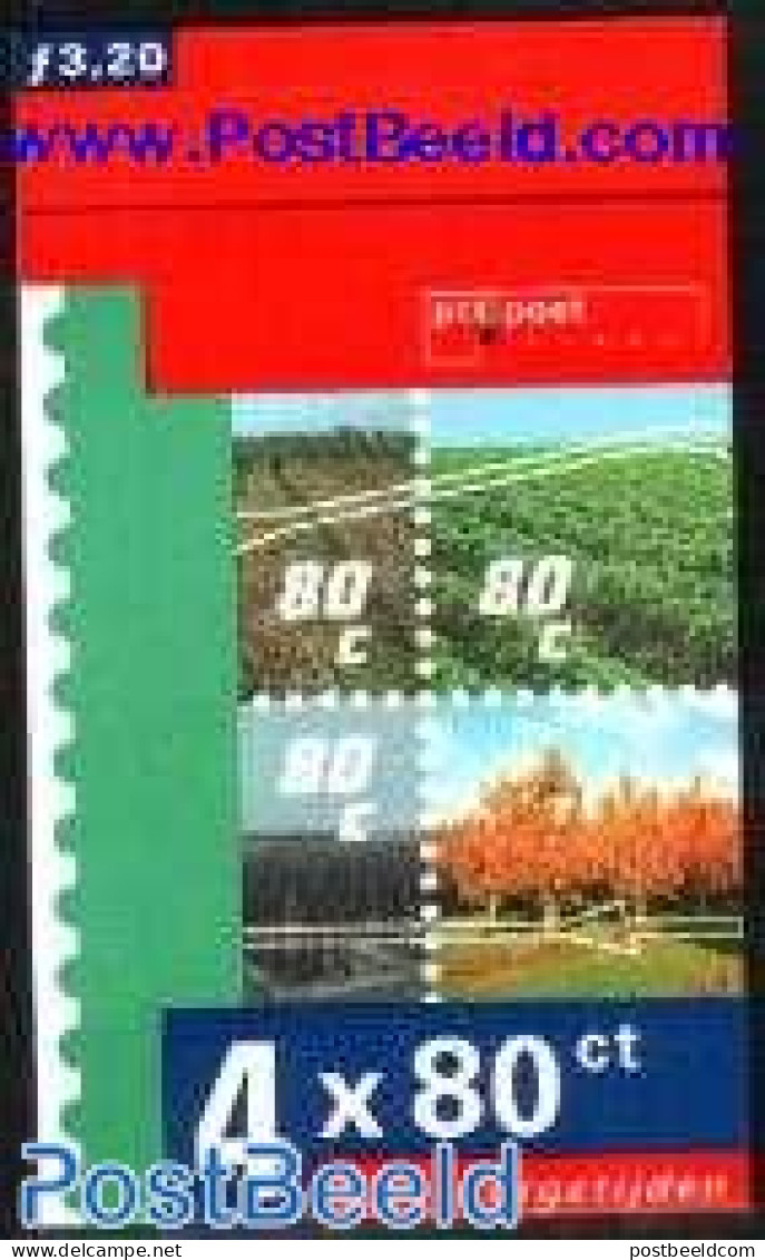 Netherlands 1998 4 Seasons 4v In Booklet, Mint NH, Nature - Flowers & Plants - Trees & Forests - Stamp Booklets - Neufs