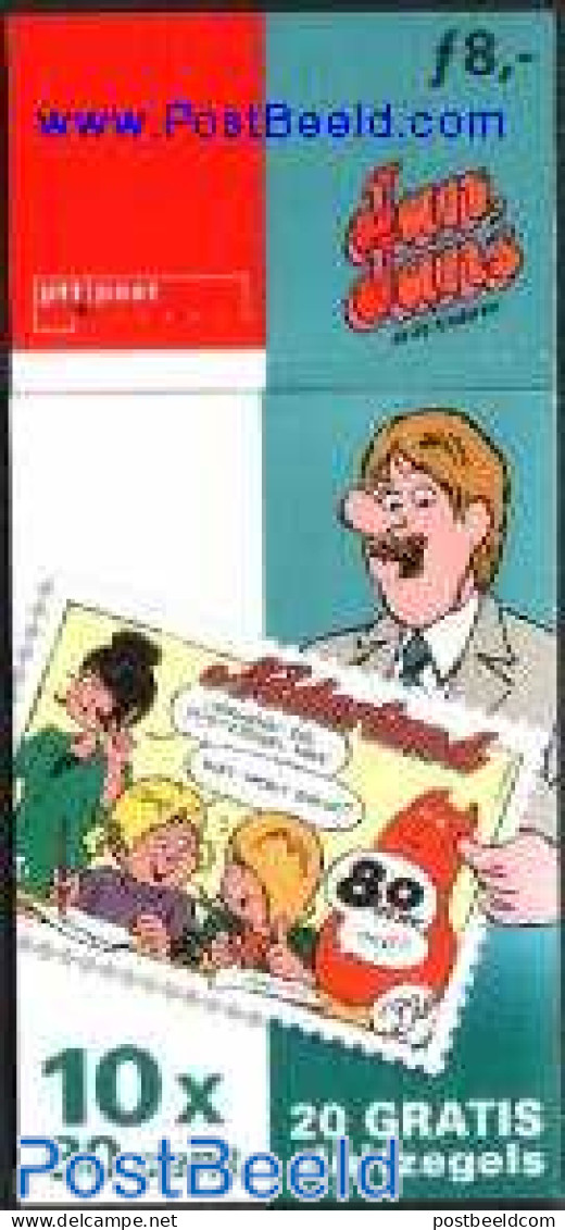 Netherlands 1998 Comics, Jan Jans Booklet, Mint NH, Stamp Booklets - Art - Comics (except Disney) - Neufs
