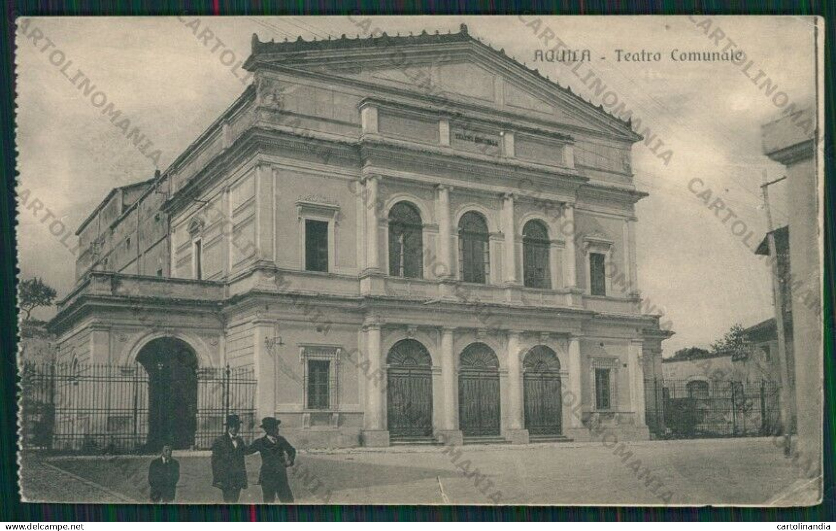 L'Aquila Città Teatro SCOLLATA Cartolina ZC6274 - L'Aquila