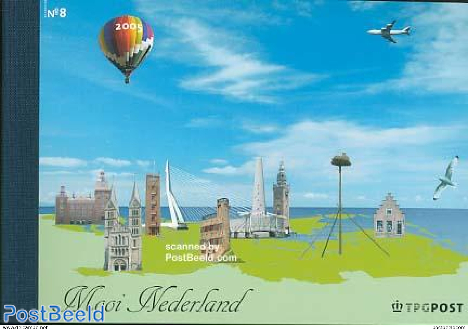 Netherlands 2005 Prestige Booklet Beautiful Holland, Mint NH, Various - Stamp Booklets - Mills (Wind & Water) - Art - .. - Unused Stamps
