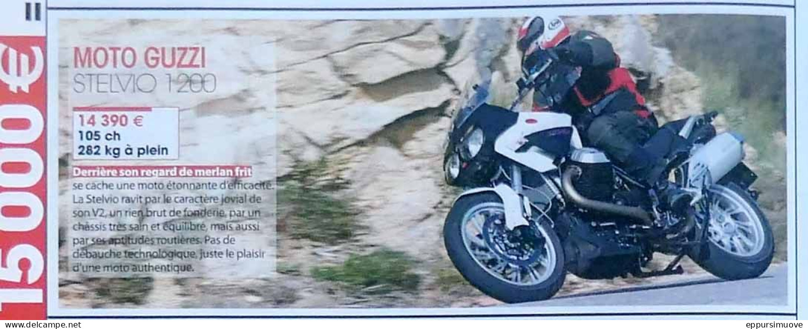 Article Papier MOTO GUZZI STELVIO 1200 Mars 2013 MJFL - Unclassified