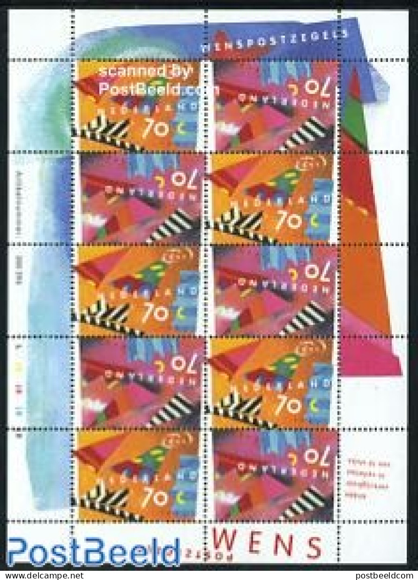 Netherlands 1993 Greeting Stamps M/s, Mint NH, Various - Greetings & Wishing Stamps - Nuevos