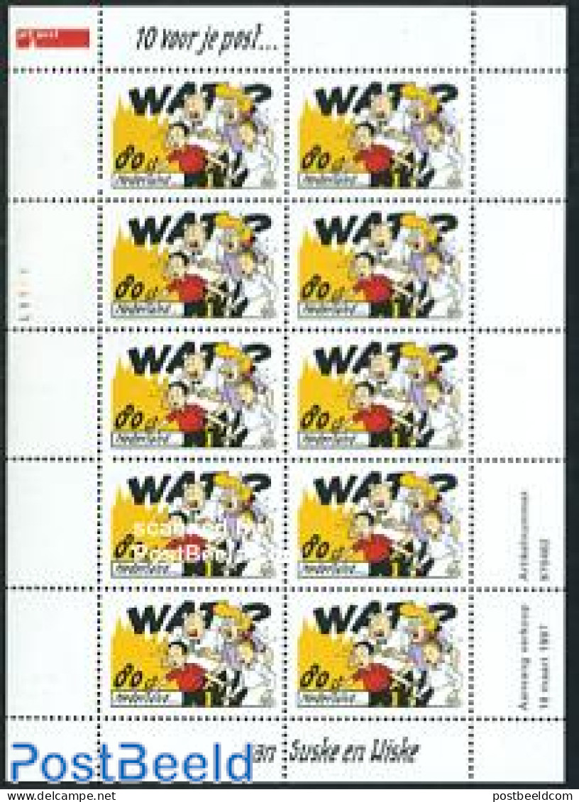 Netherlands 1997 Suske & Wiske M/s, Mint NH, Art - Comics (except Disney) - Unused Stamps