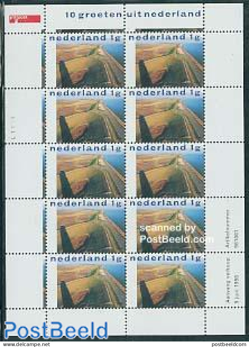 Netherlands 1998 Waterland M/s, Mint NH, Various - Lighthouses & Safety At Sea - Neufs