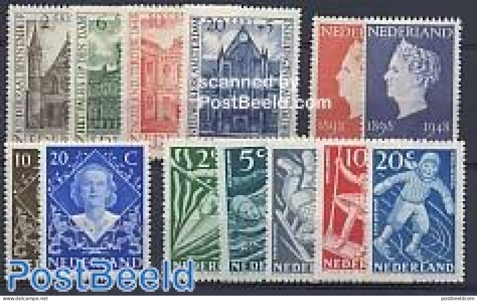 Netherlands 1948 Yearset 1948 (13v), Mint NH, Various - Yearsets (by Country) - Ongebruikt