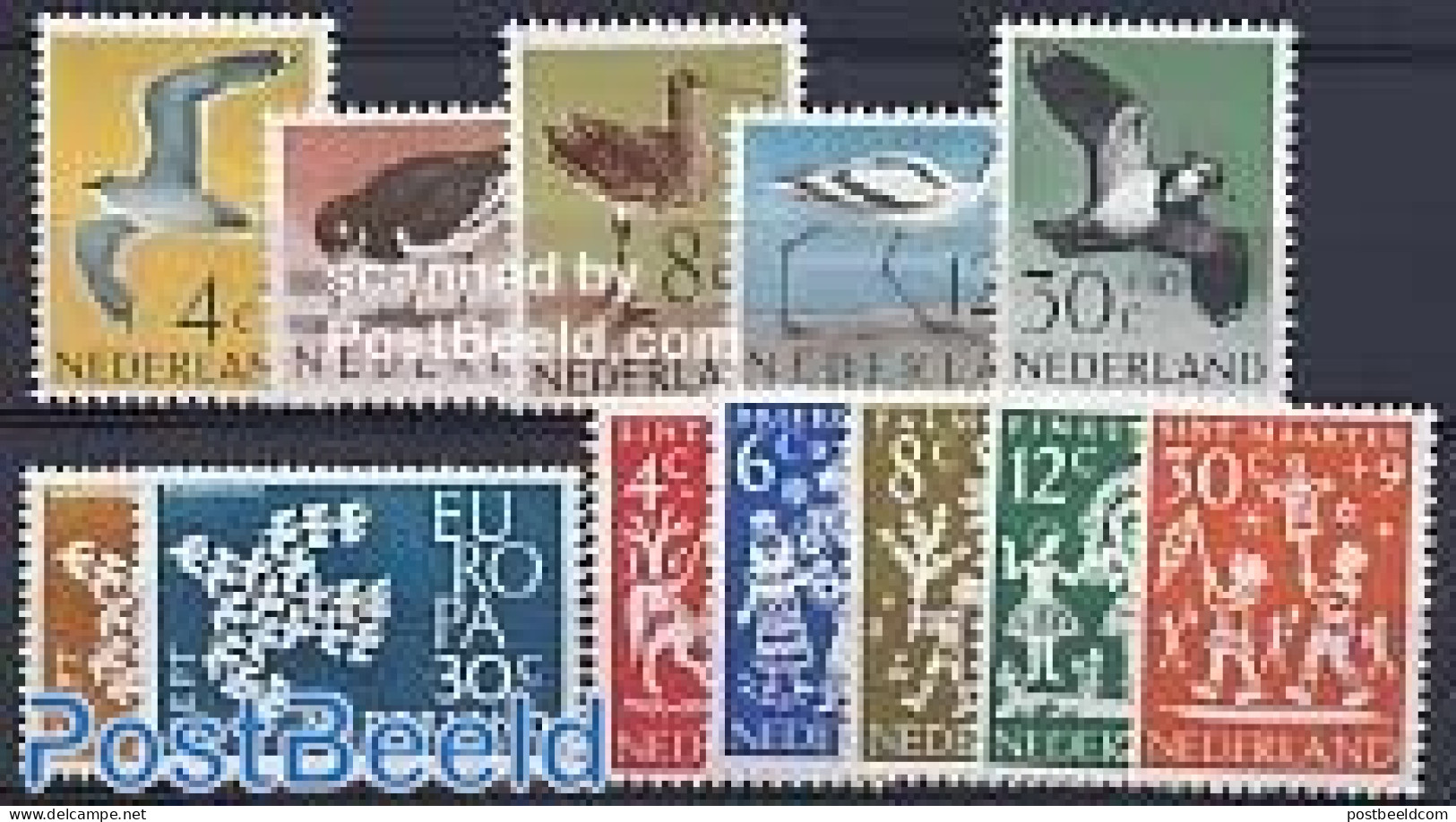 Netherlands 1961 Yearset 1961 (12v), Mint NH, Various - Yearsets (by Country) - Nuevos