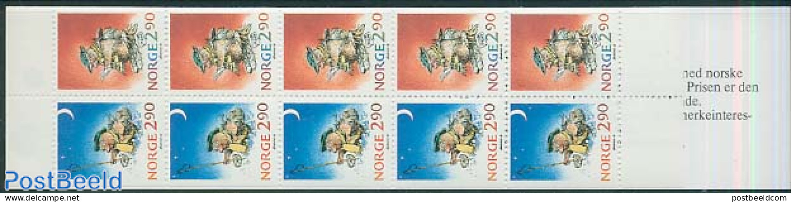 Norway 1988 Christmas Booklet, Mint NH, Stamp Booklets - Ongebruikt