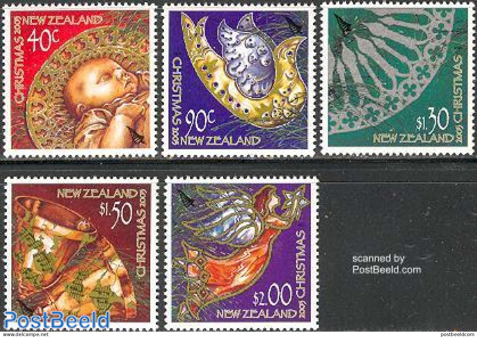 New Zealand 2003 Christmas 5v, Mint NH, Religion - Christmas - Ungebraucht