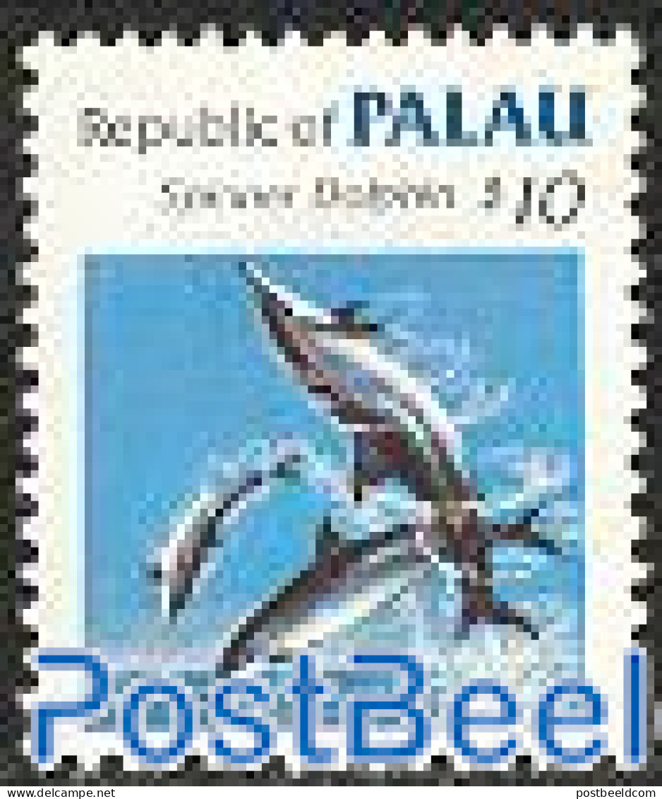Palau 1986 Definitive 1v, Mint NH, Nature - Fish - Sea Mammals - Peces