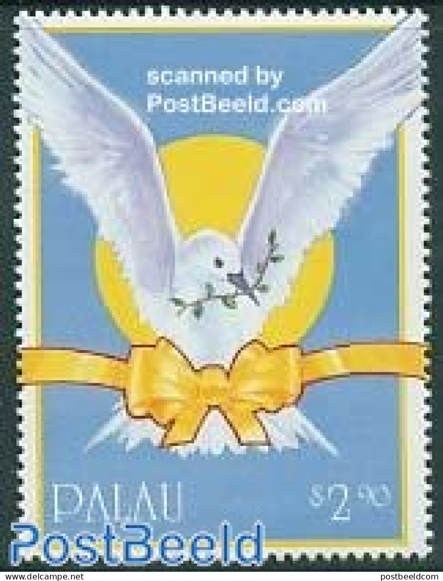 Palau 1991 Liberation Of Kuwait 1v, Mint NH, History - Nature - Militarism - Birds - Pigeons - Militares