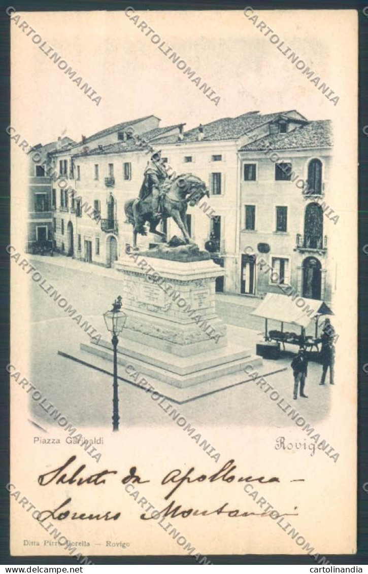 Rovigo Città Garibaldi Cartolina ZQ1724 - Rovigo