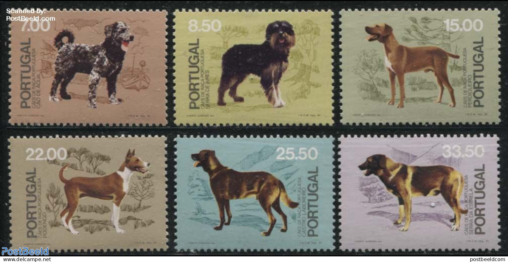 Portugal 1981 Dogs 6v, Mint NH, Nature - Dogs - Ongebruikt
