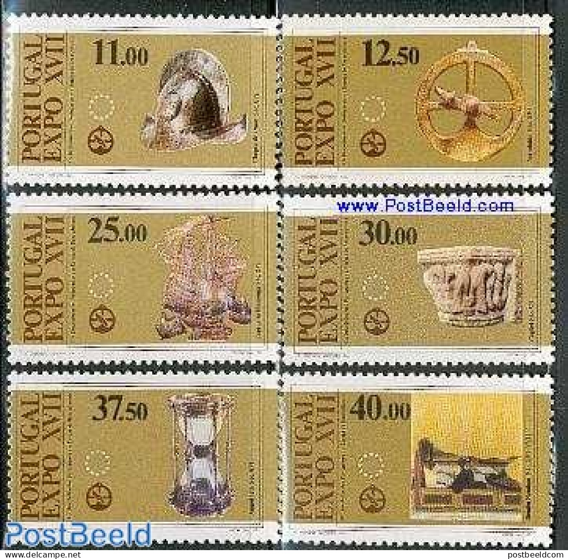 Portugal 1983 European Art Exposition 6v, Mint NH, History - Europa Hang-on Issues - Art - Art & Antique Objects - Unused Stamps