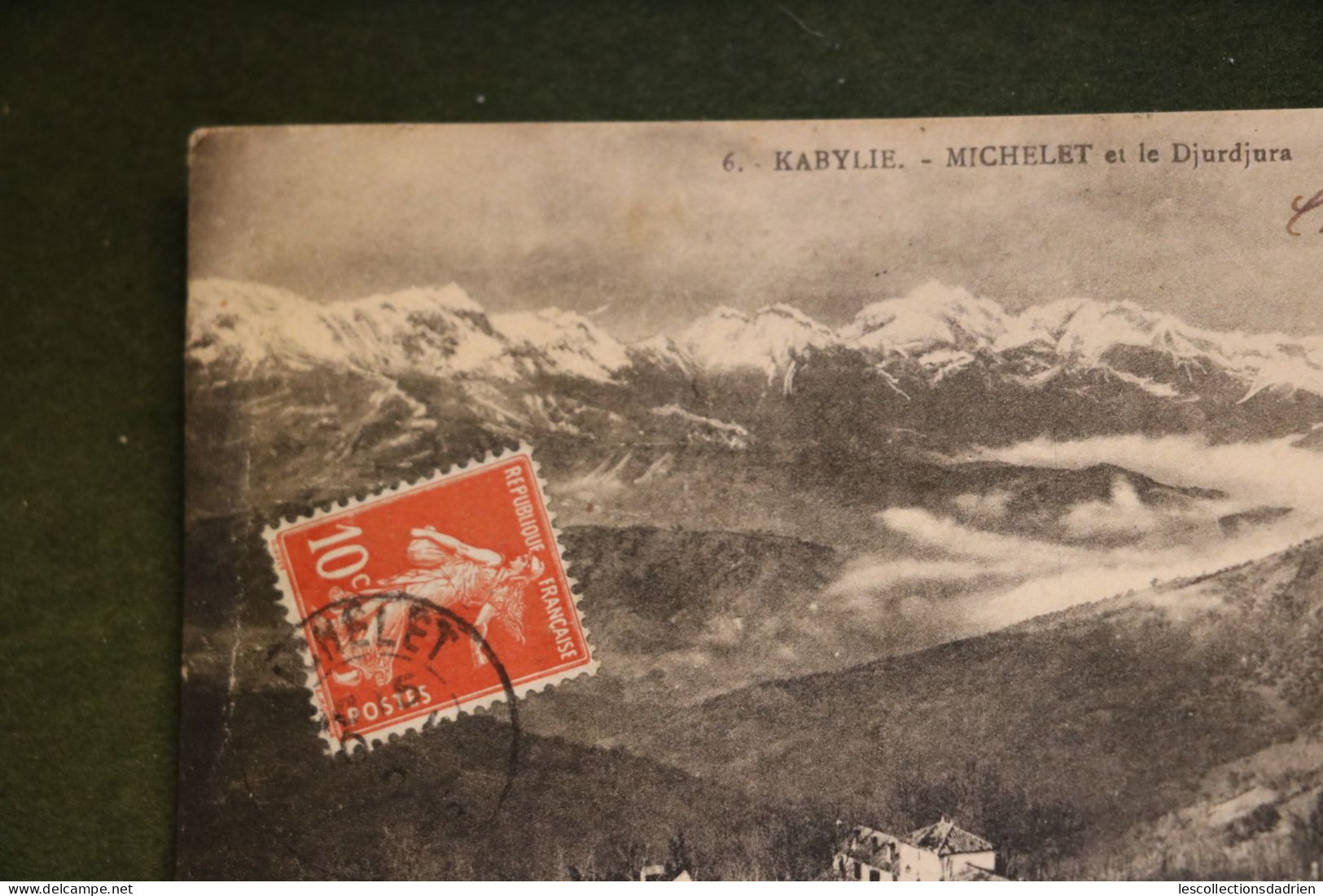 Carte Postale Kabylie Michelet Et Le Djurdjura 1912 - Scènes & Types