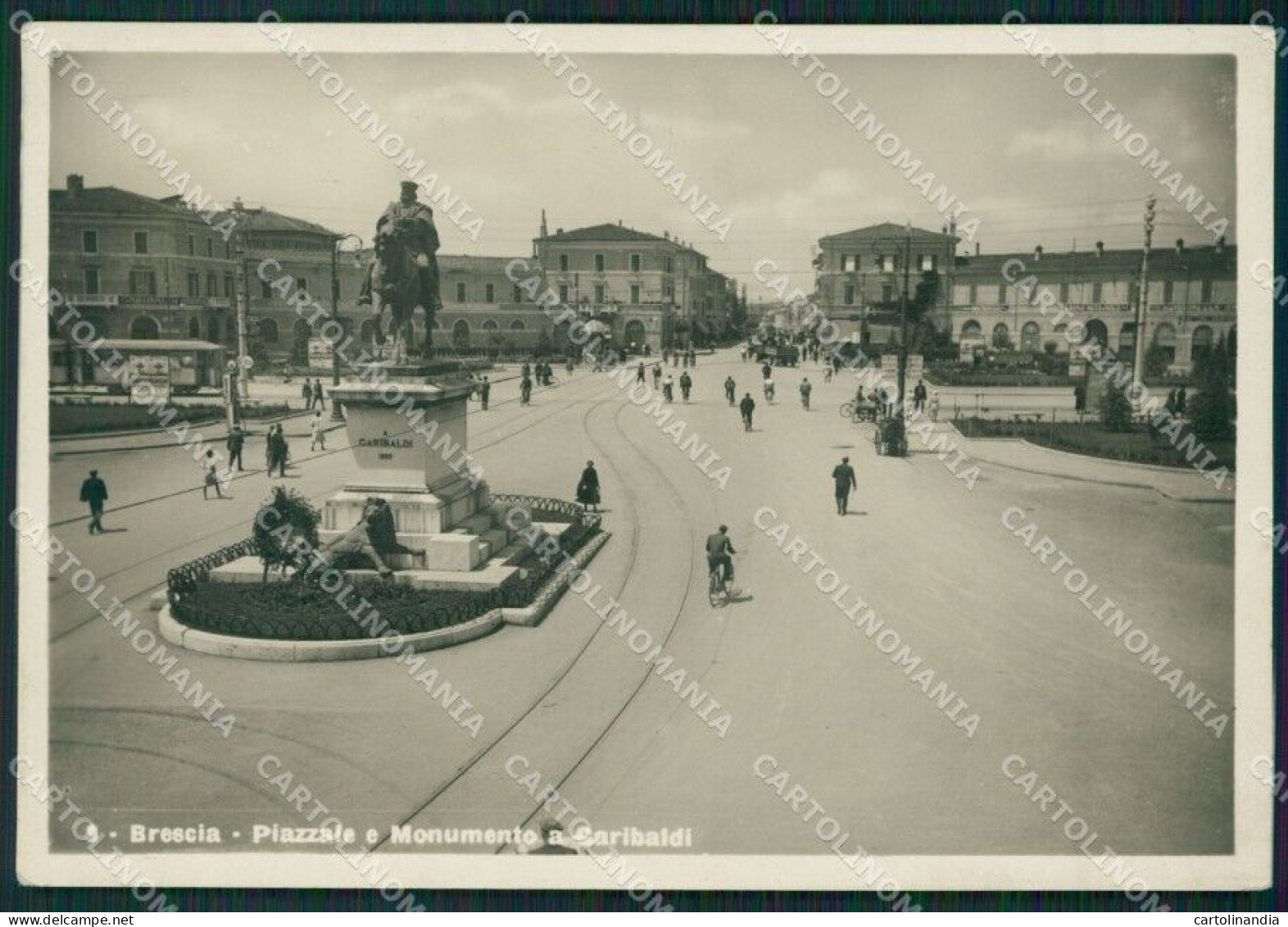 Brescia Città Garibaldi Foto FG Cartolina ZK4483 - Brescia