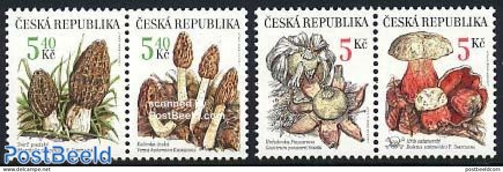 Czech Republic 2000 Mushrooms 2x2v [:], Mint NH, Nature - Mushrooms - Andere & Zonder Classificatie