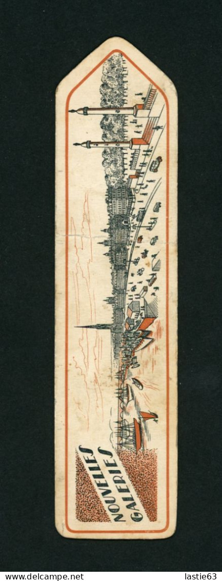 Marque Page Ancien  Nouvelles Galeries  Vue De Bordeaux Mode  Années 1920      17,5 X 4,5 Cm - Bookmarks