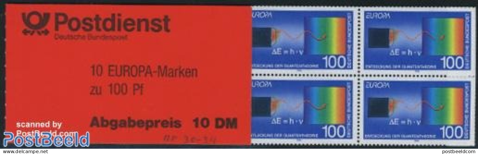 Germany, Federal Republic 1994 Europa Booklet, Mint NH, History - Science - Europa (cept) - Physicians - Stamp Booklets - Unused Stamps