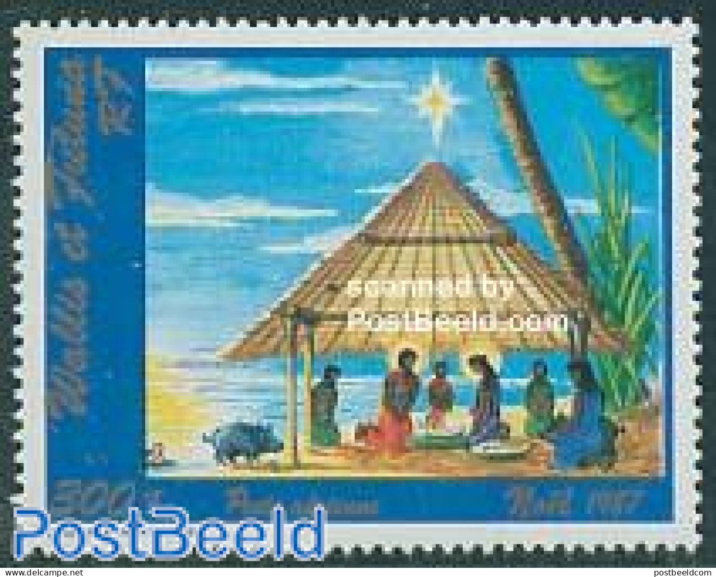 Wallis & Futuna 1987 Christmas 1v, Mint NH, Religion - Christmas - Weihnachten