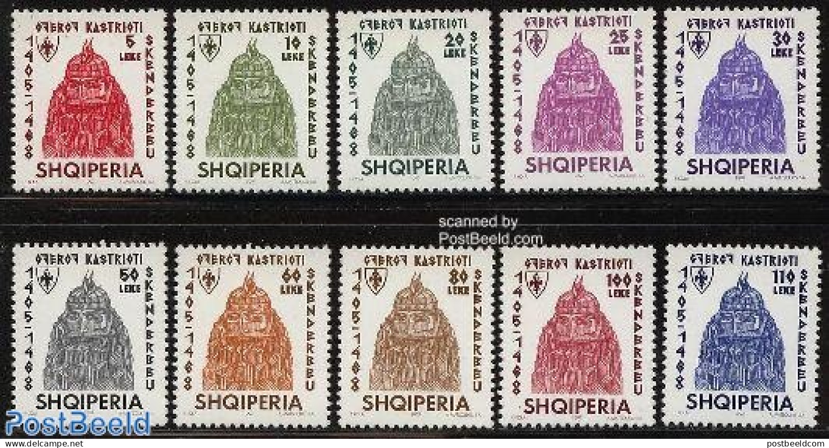 Albania 1997 Definitives 10v, Mint NH - Albanie