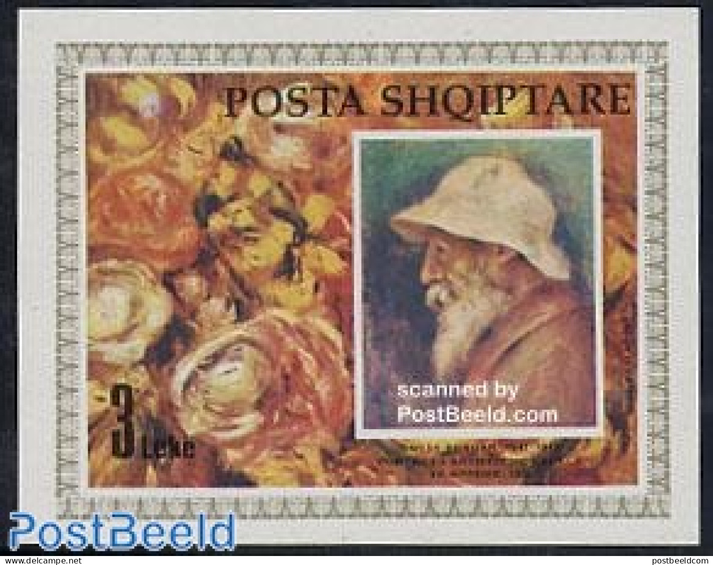 Albania 1991 Renoir Paintings S/s, Mint NH, Art - Modern Art (1850-present) - Albania