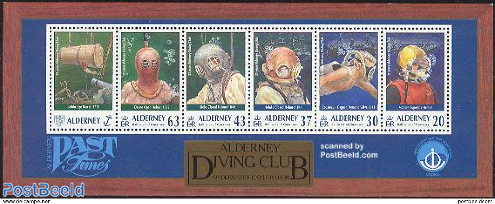 Alderney 1998 Diving Club S/s, Mint NH, Sport - Diving - Immersione