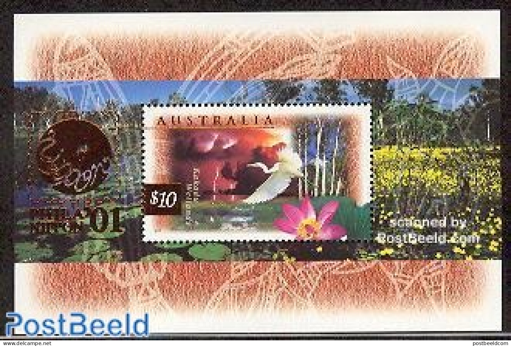 Australia 2001 Philanippon S/s, Mint NH, Nature - Birds - Philately - Unused Stamps