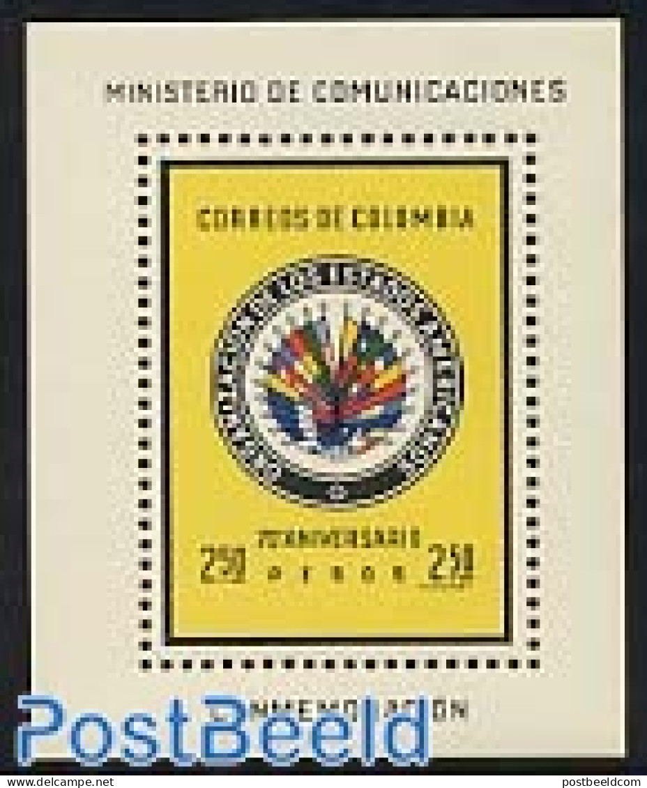 Colombia 1962 American Union S/s, Mint NH, History - Flags - Colombia