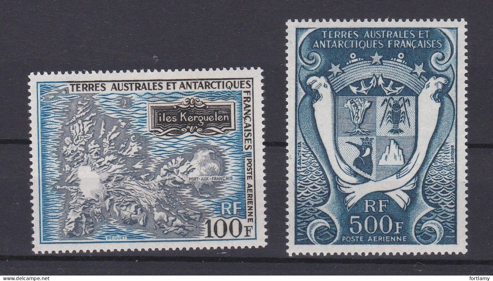 LOT 447 TAAF PA  N° 20 & 21 ** - Airmail