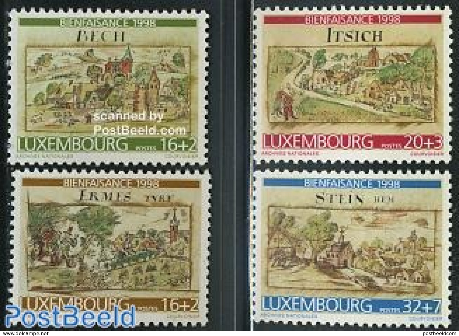 Luxemburg 1998 Welfare 4v, Mint NH - Ungebraucht