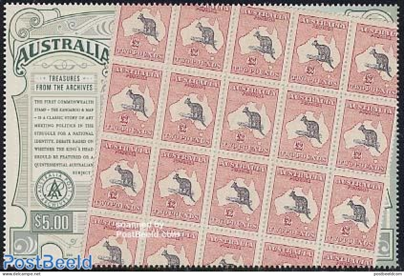 Australia 2004 Treasures From Archives 1v, Mint NH, Nature - Various - Animals (others & Mixed) - Stamps On Stamps - M.. - Ongebruikt