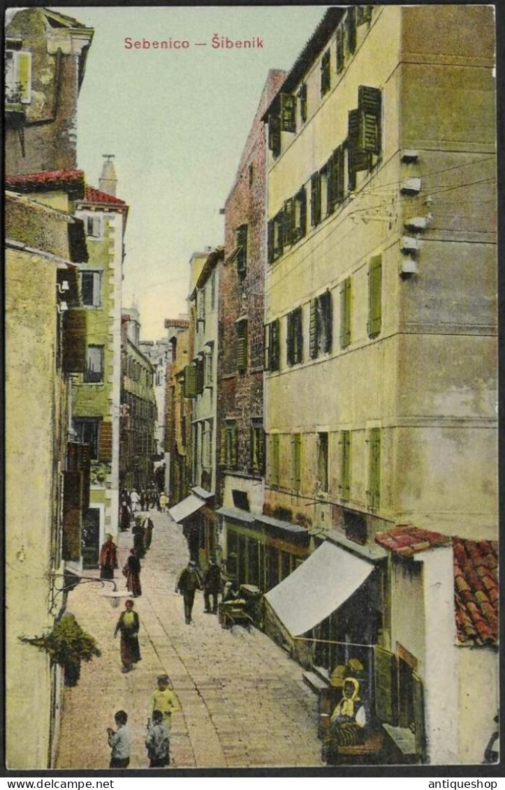 Croatia-----Sibenik (Sebenico)-----old Postcard - Kroatien