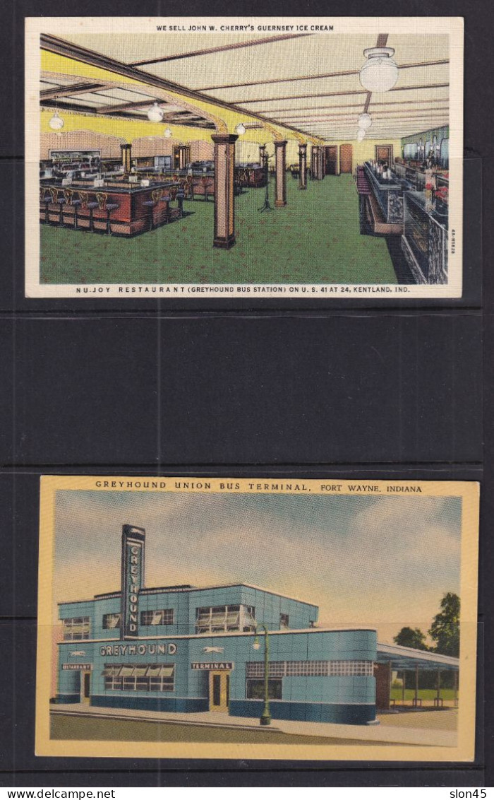 USA 4 Postal Cards (2 Color+2 Photo) Unused 16073 - Andere & Zonder Classificatie